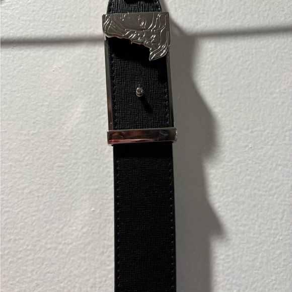 Versace Collection Black and Silver Belt